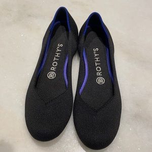 Rothy’s The Flat Black Size 8